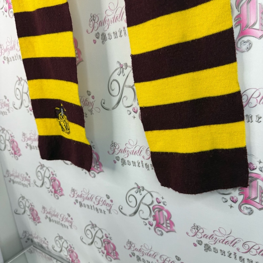 Harry Potter scarf gryffindor Yellow and Maroon Striped Scarf knit - Picture 6 of 8